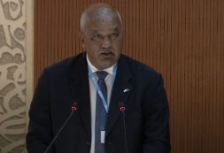 O Ministro Arlindo do Rosário falou na Assembleia Mundial da Saúde em nome da CPLP
