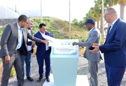 Chefe do Governo inaugura obras de ampliação Sistema de Saneamento das Águas Residuais de Santa Maria