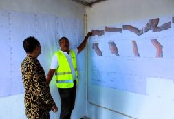 Em S. Nicolau, Lourenço Lopes acompanha as obras de construção da estrada Juncalinho a Carriçal