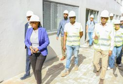 Ministra Joana Rosa visita obras do Campus da Justiça