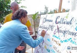 Ministra da Justiça preside abertura da Semana Cultural no Centro Socioeducativo Orlando Pantera