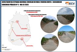 Primeiro Ministro na ilha do Maio: Vai avançar o projeto de asfaltagem para fechar o anel rodoviário