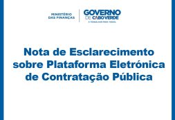 Nota de Esclarecimento Público: Plataforma Eletrónica de Contratação Pública