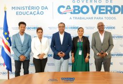 Ministro da Educação recebe cumprimentos da nova Reitoria da Uni-CV