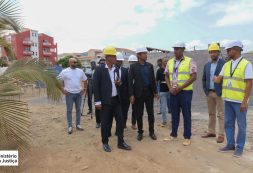 Ministro Clóvis Silva visita obras do Palácio da Justiça de São Miguel