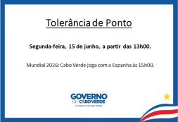 Governo concede tolerância de ponto na tarde de segunda-feira para a estreia histórica de Cabo Verde no Mundial 2026