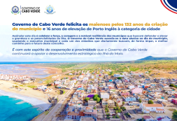 Governo felicita os maienses pelos 132 anos da criação do município e 16 anos de elevação de Porto Inglês à categoria de cidade
